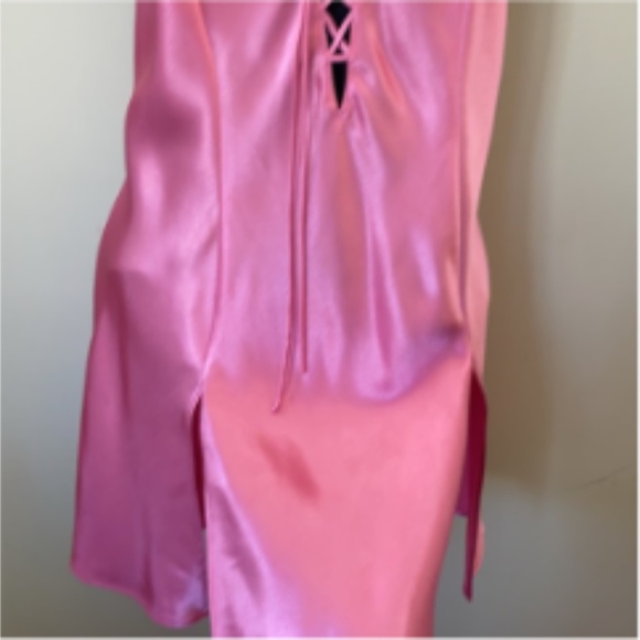 Silk & Satin PNK Satin Nightgown, S *P1051 - Picture 3 of 6